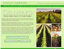 Tablet Screenshot of genesis-growers.com
